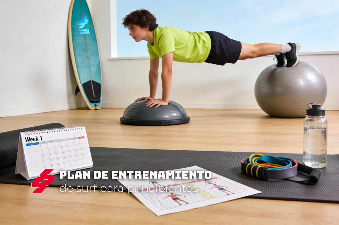 Plan de entrenamiento 4 semanas para surfistas principiantes