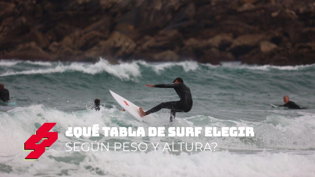 ¿Qué tabla de surf elegir según peso y altura?