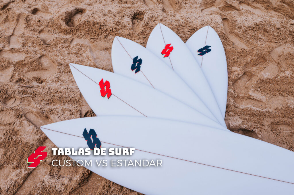 Tablas de surf customizadas vs. estándar